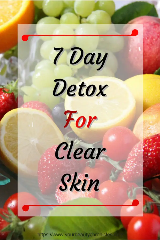 The Busy Girl’s 7 Day Detox For Clear Skin