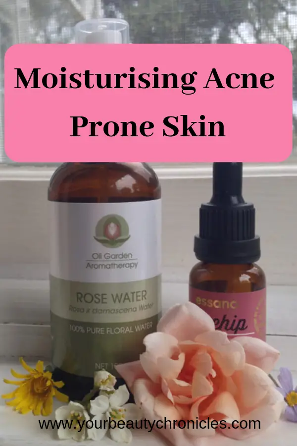 moisturising acne prone skin